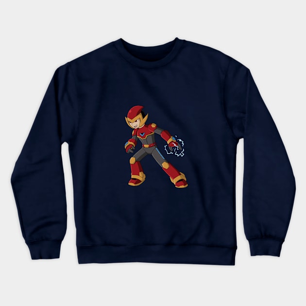 Marcus Electro Crewneck Sweatshirt by Firestorm Fox